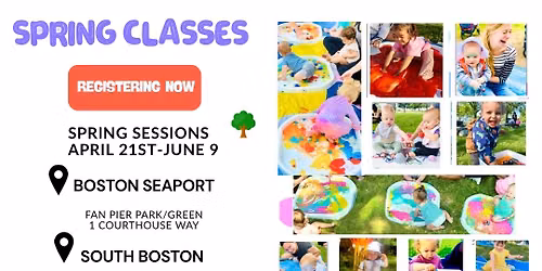 Infant & Toddler Messy Play in the Park: Sensory Play Classes (4-6 Months)