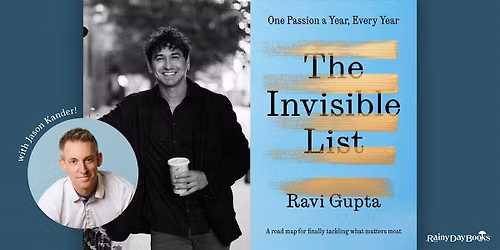Ravi Gupta, The Invisible List with Jason Kander and Rainy Day Books