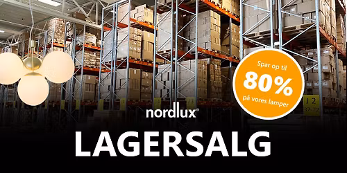NORDLUX LAGERSALG 2025 - SPAR OP TIL 80%!