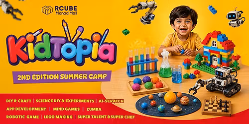 Kidtopia Summer Camp 2026 - Rcube Monad Mall Noida