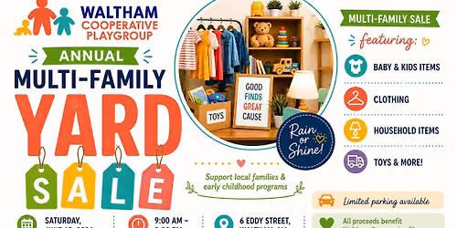 Annual Multi-Family Clothing & Yard Sale