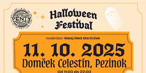Halloweensky rodinný festival 