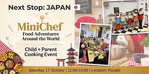 MiniChef - Food Adventures Around the World - Child+parent cooking event