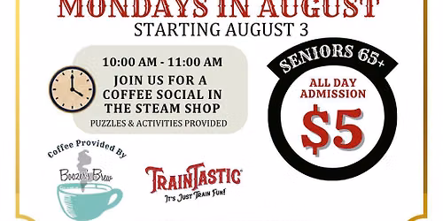 Senior Station Mondays at TrainTastic