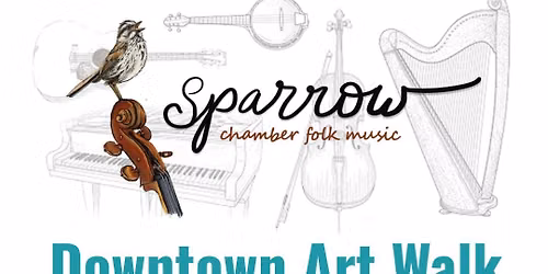 sparrow at Kennebunk Downtown Art Walk