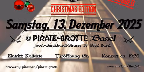"Wood statt Watt": The CLUB live & unplugged at Pirate-Grotte, Basel
