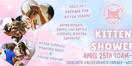 RCHS4C Kitten Shower - West Monroe