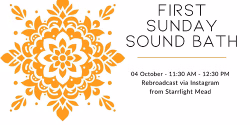 October 2026 First Sunday Sound Bath