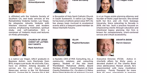 Interfaith Forum Series