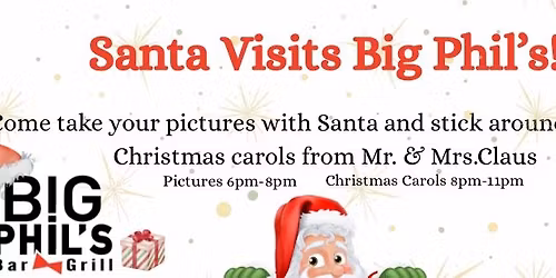Santa Mody visits Big Phil's Bar & Grill