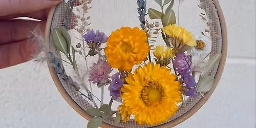 Dried Flower Embroidery Workshop 
