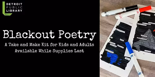Blackout Poetry Kits