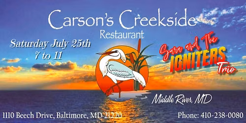Sara's TRIO @ Carson's Creekside