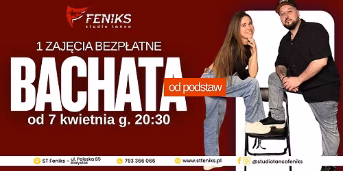 \ud83d\udca5BACHATA\ud83d\udca5 od podstaw\ud83c\udd95 1 zaj\u0119cia DARMOWE