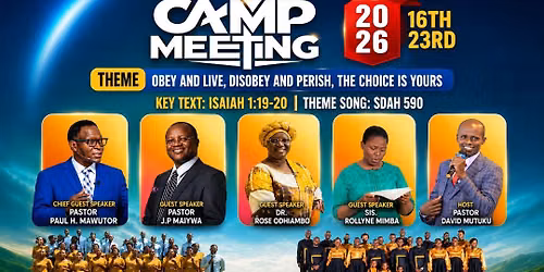 STAREHE DISTRICT CAMP MEETING 2026