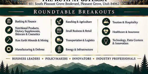 Utah Regulatory Reform Listen & Learn Forum - The Ruth at deTerra