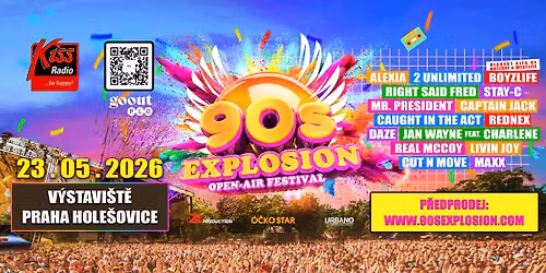 90s Explosion ✘ Praha 23-05-2026 — Výstaviště Praha Holešovice
