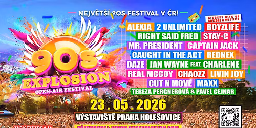 90s Explosion \u2718 Praha 23-05-2026