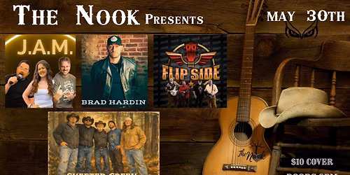 Skeeter Creek, Flip Side Band, Brad Hardin, and J.A.M