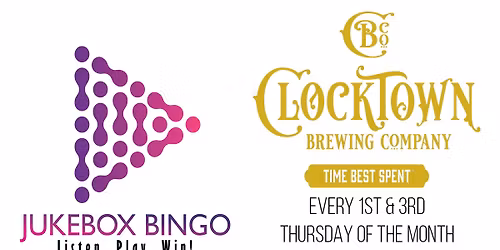 Jukebox Bingo (Music Bingo) @ Clocktown Brewing Co