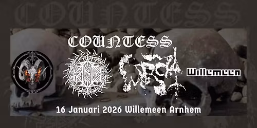 DUTCH BLACK METAL FILTH | KAECK + COUNTESS + WROK | VRIJDAG 16 JANUARI | WILLEMEEN