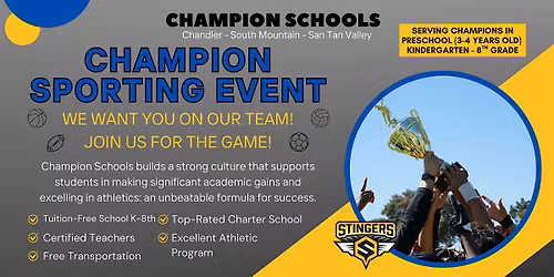 Champion Sporting Event: Co-Ed Soccer Jamboree