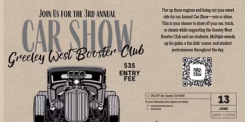 3rd Annual GWHS Booster Club Car Show