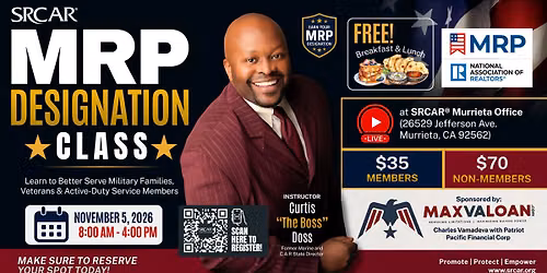Earn Your MRP Designation & Better Serve Those Who Served Us