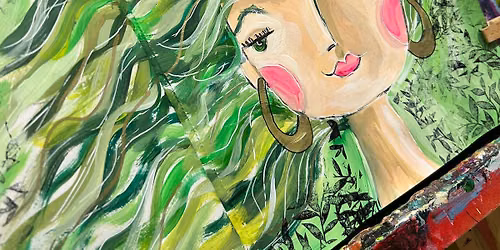 Adult & High School CANVAS ART- Goddess in You, $55