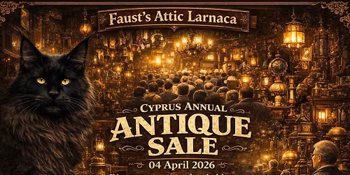 Cyprus Annual Antique Sale@ Faust's Attic