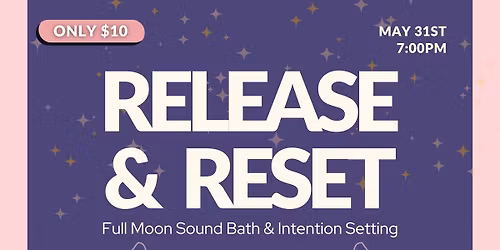 Full Moon Sound Bath and Intention Setting at Memorial Park Banshell