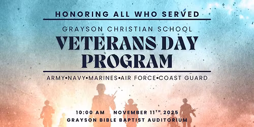 Veterans Day Program