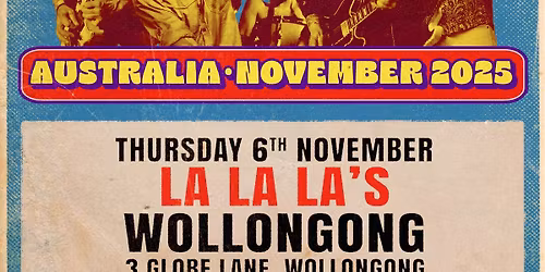 Asteroid B-612 \u2018roads, stars\u2019 Aus Tour - La La La\u2019s 6 November