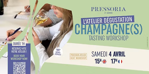 Atelier d\u00e9gustation "Champagne(s) !"