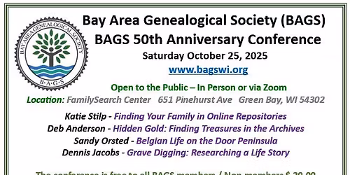 BAGS 50th Anniversary Conference