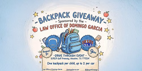 Houston Back-to-School Backpack Giveaway