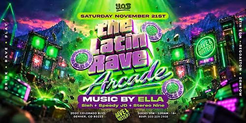 The Latin Rave Arcade @ Dave & Buster's: Denver, CO