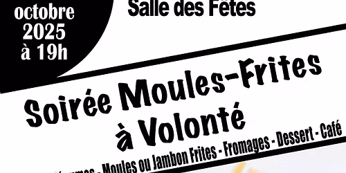Soirée Moules-Frites à volonté