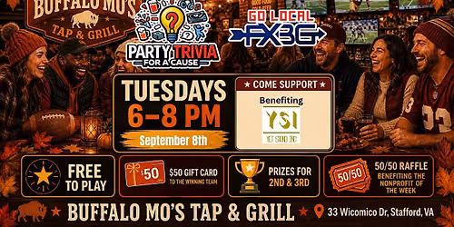 FREE Party Trivia Night to Support Yet Stand