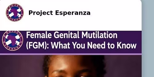 Female Genital Mutilation Awareness Training.