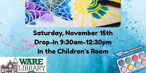 Saturday Morning Craft-Watercolor Resist Painting