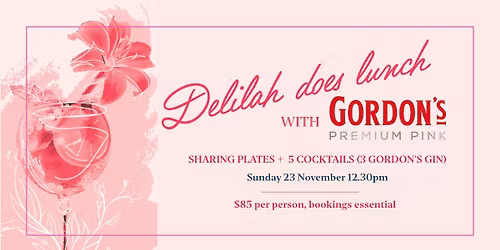 Delilah Does Lunch with Gordon\u2019s Pink