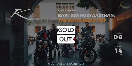 EASY RIDING RAJASTHAN: THE ROYAL ROAD TRIP