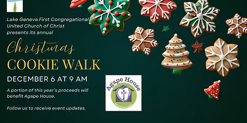2025 Christmas Cookie Walk at Lake Geneva UCC