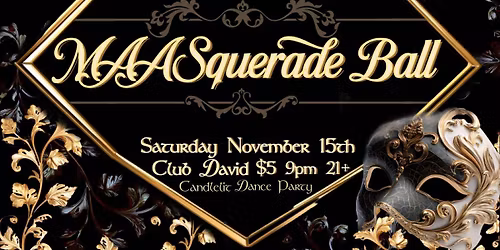 VDC presents: Maasquerade, a Romantasy Themed Ball