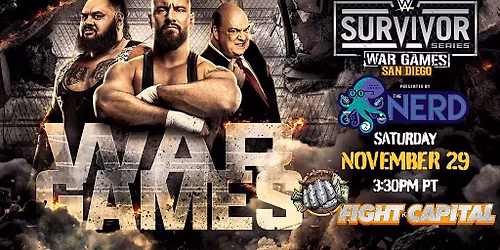 WWE Survivor Series War Games Watch Party at The Nerd