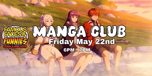 FFF Melb Manga Club Fri May 22nd 6-7 PM EST 