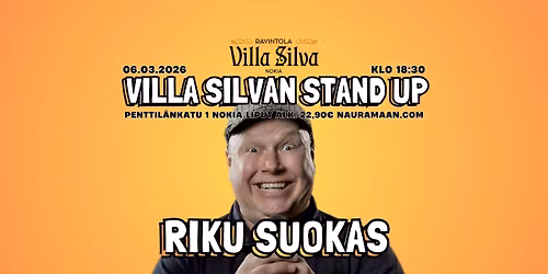06.03.2026 \u2014 Riku Suokas (soolo) - VILLA SILVA, NOKIA