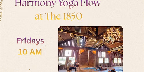 Harmony Flow YOGA at The 1850 (Mat and Chair)