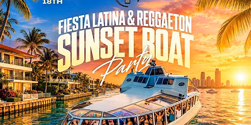 Fiesta Latina NYC Sunset Cruise | Latin & Reggaeton Party